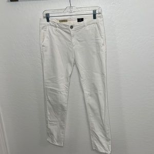 White AG Tailored Trousers Size 27